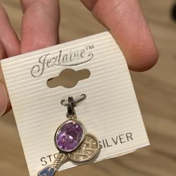 Brand New Sterling Silver Charm Pendant !