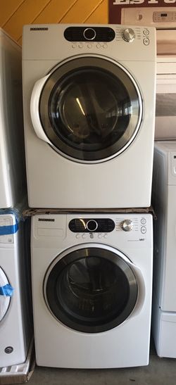 FRONT LOAD SAMSUNG WASHER AND GAS DRYER SET -WORKING EXCELLENT