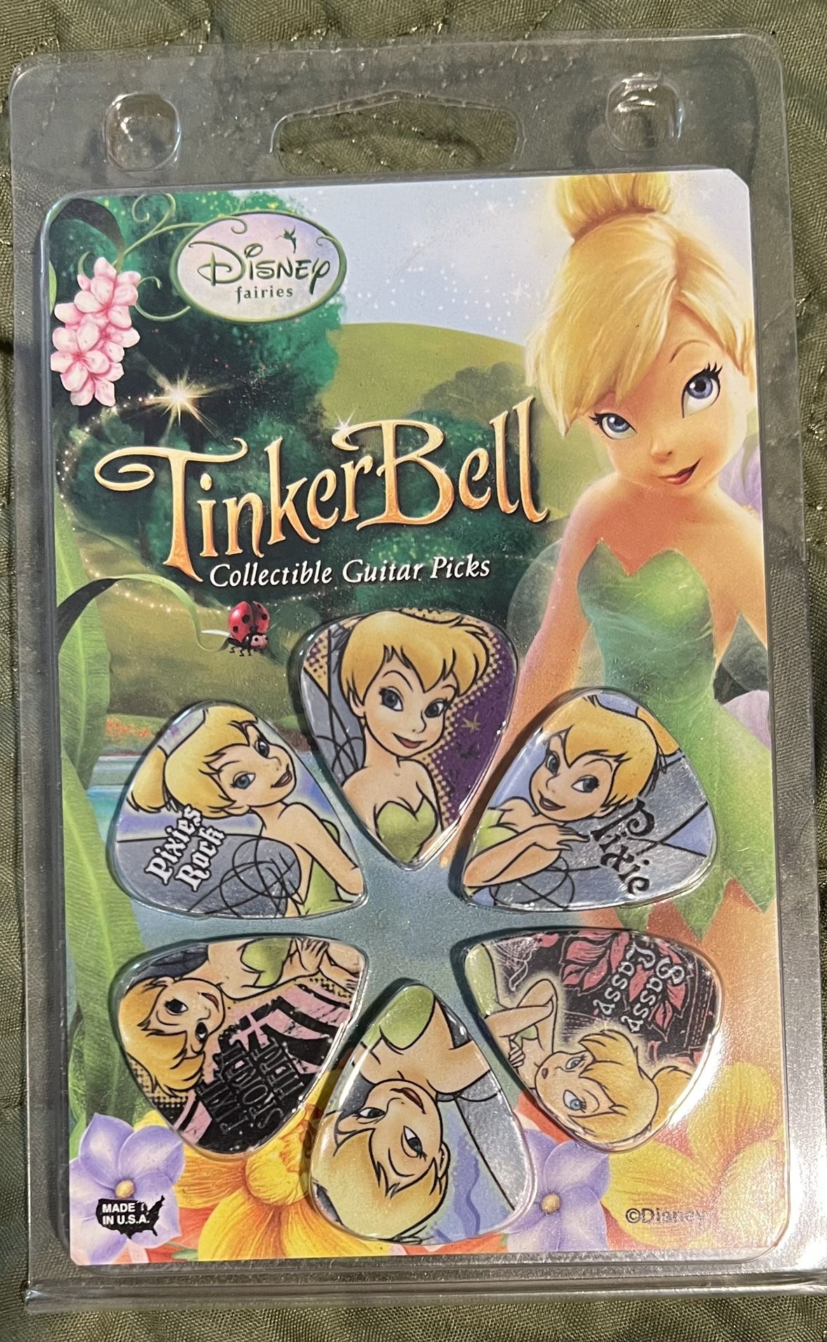 TINKERBELL SET OF COLLECTIBLE GUITAR PICKS