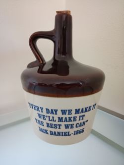 Jack Daniel's Whiskey Jug with Quote
