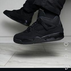 JORDAN 4 “Black Cat” SIZE 8