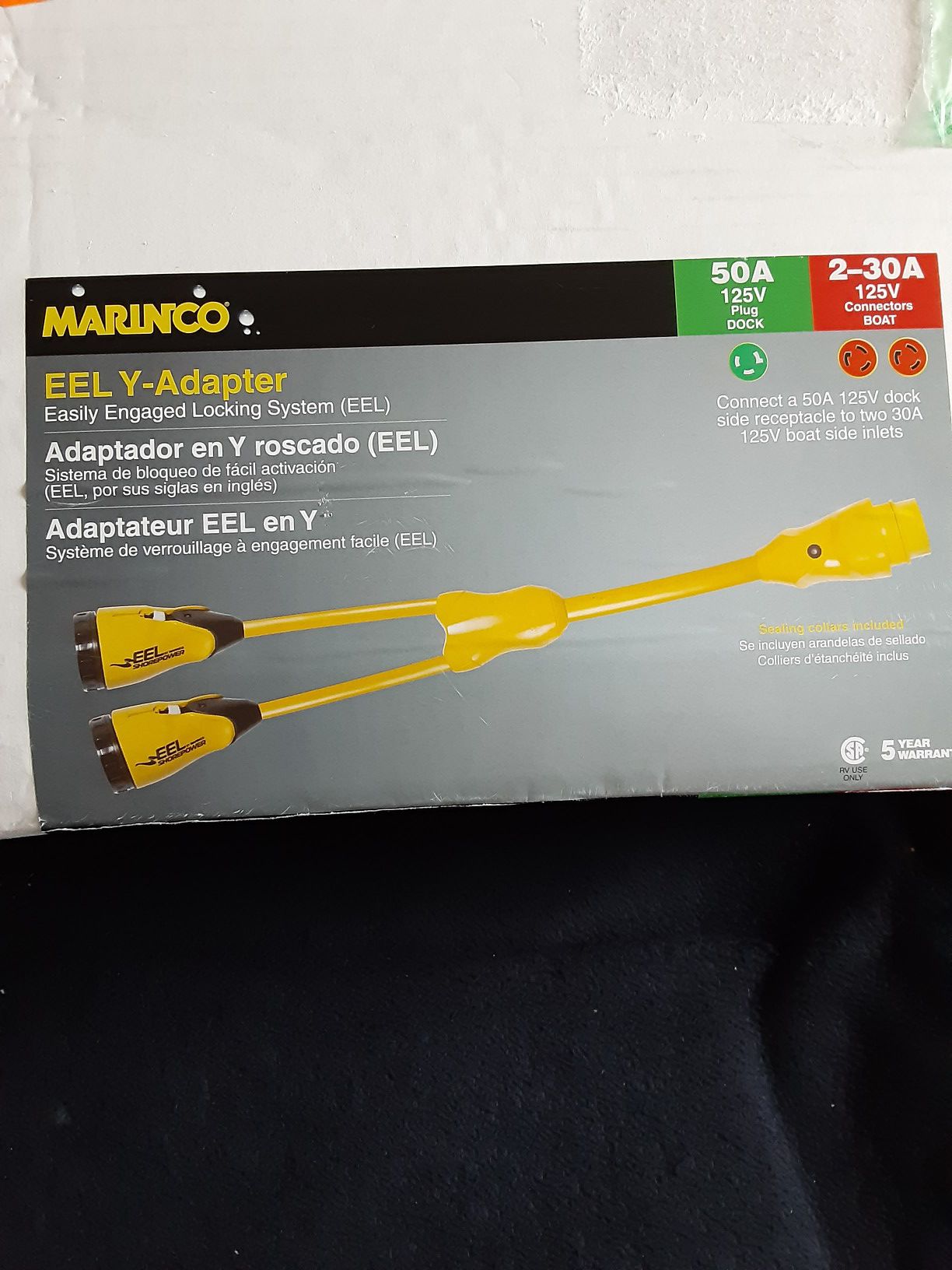 New Marinco EEL Y-Adapter $150
