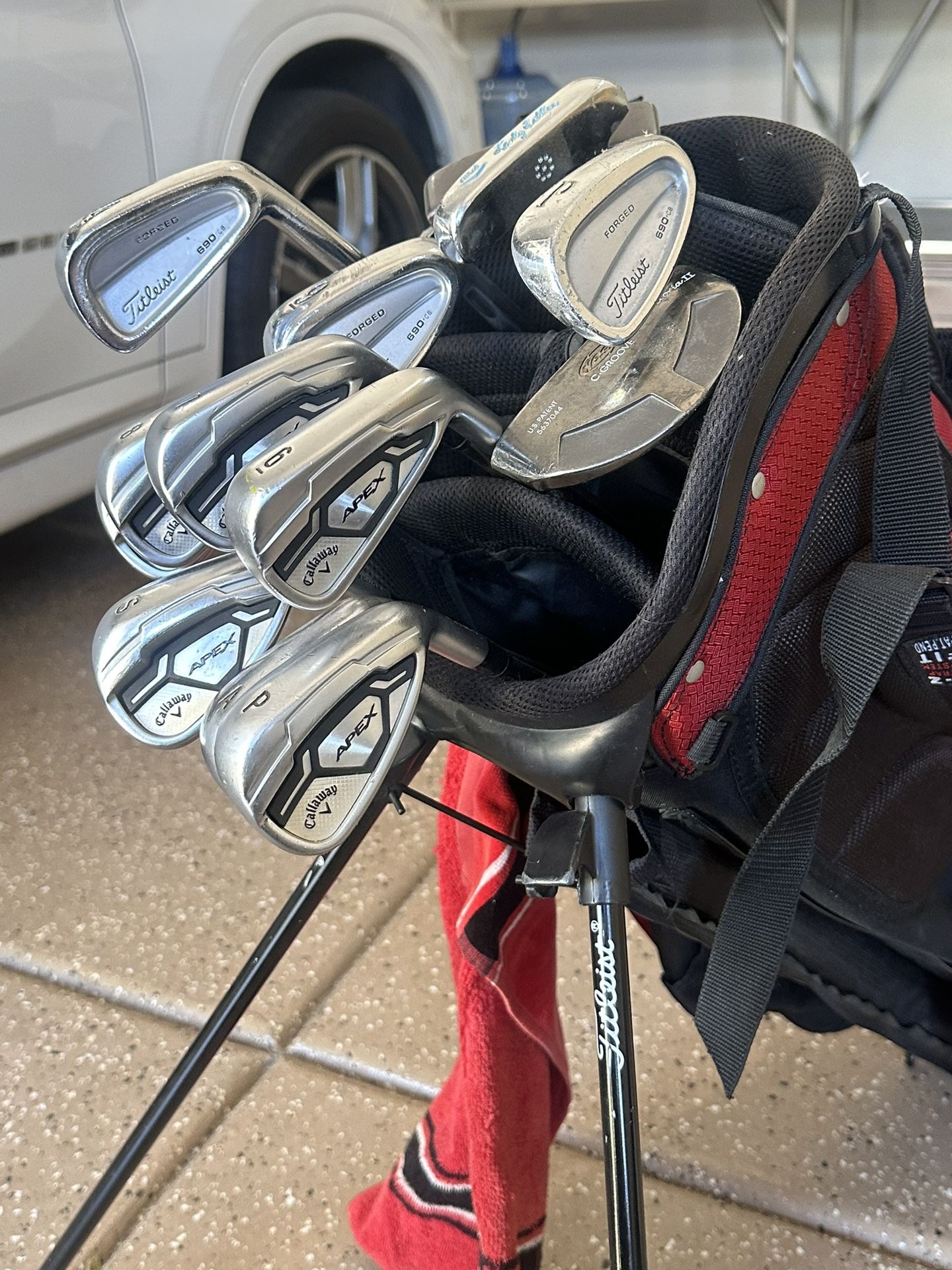 Callaway Apex Irons & Titleist Golf Clubs + Putters & Bag,All Products : American Fashion Style Bags On Sale