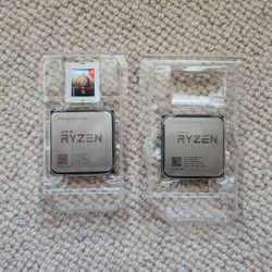2 AMD CPUs (Ryzen 5 2600 & 3400G)