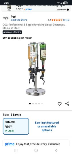 Liquor bottle stand