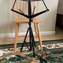 Jupiter Folding Music Stand - Black Coated Finish