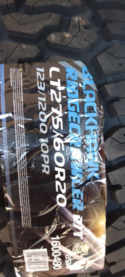 Set of 4 tires brand new size LT 275 60 20