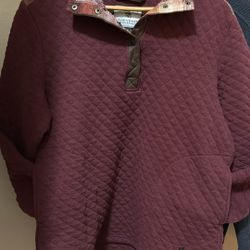 Legendary Whitetails men's quilted pullover Large Men’s 