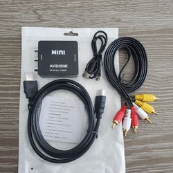 HDMI Adapter, HDMI Cables and RCA Cables For Nintendo ENTERTAINMENT SYSTEM video games 
Hook up an NES to a smart TV brand new