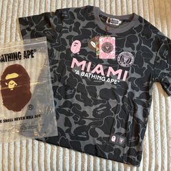 Inter Miami X Bape Tee Shirt 