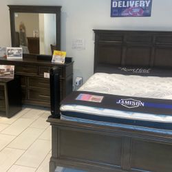 Queen Bed Dresser Mirror For $599! WOW