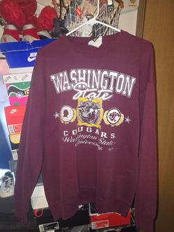 Vintage 90s Washington State Cougars Crewneck Sz Xl