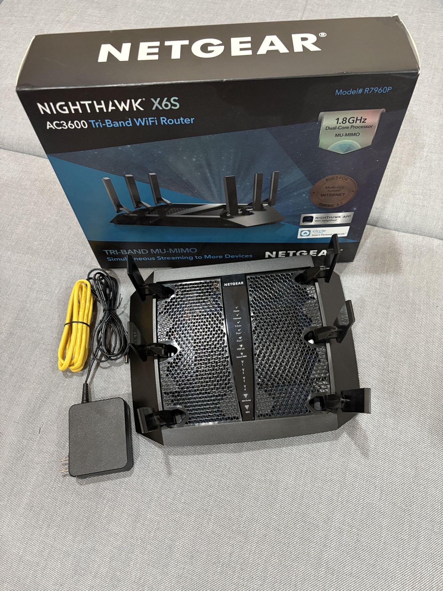 NETGEAR R7960P Nighthawk X6S AC3600 Tri-Band WiFi Router