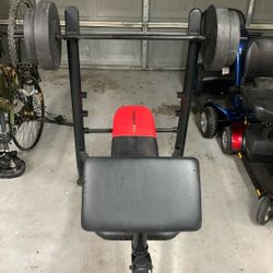 Weiderpro Weight Bench With Weights