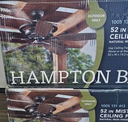 52" Outdoor Misting Ceiling Fan