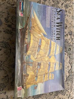 1/96 Sea Witch Clipper Ship (33” Long!) Lindberg #70812 Unassembled