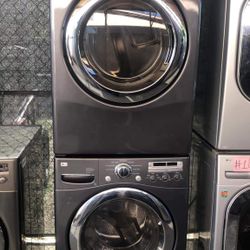 LG SET WASHER AND GAS DRYER
