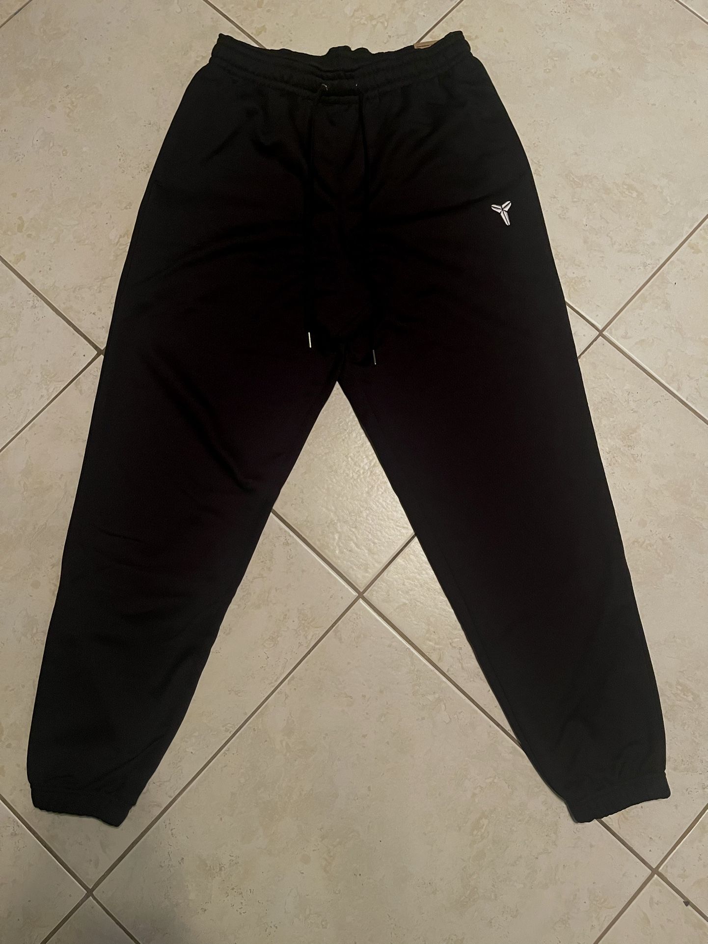 Nike Kobe Bryant Basketball ThermaFit Pants Black White
