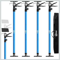 Poles  Steel Cabinet Jacks, Adjustable 45.3-114.3"