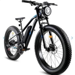 Geemax 26 Inch Fat Tire 500w Peak Motor 36V Electric Bicycle Battery 25MPh Max Speed 