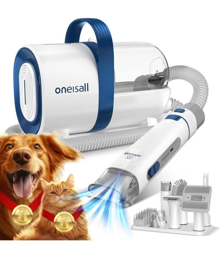 Pet Dog/cat Grooming Kit and Vacuum