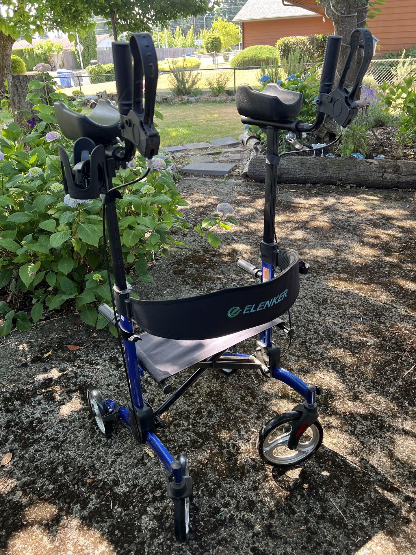 Upright Stand Up Folding Walker