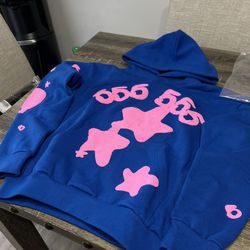 SP5DER 555 HOODIE SIZE LARGE