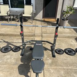 Weight Set with Bench