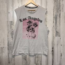 Primark Los Angeles Sleeveless Graphic Tee XL