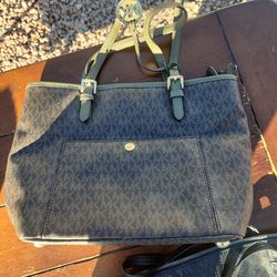Michael Kors purse brown great shape