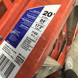 ladder 20 foot standing new 