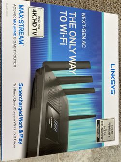 Linksys Router - Tri-Band AC5400