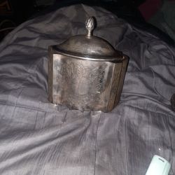 Vintage Silverplated Jewelry Box 