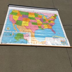 Giant Roll Up Map