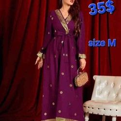 Beautiful purple women dress