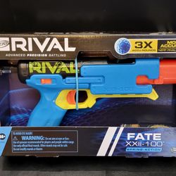 NERF Rival Fate XXII-100 Blaster - Precision with Rival Accu-Rounds - New in Box