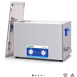 DK SONIC Ultrasonic Cleaner,33L 600W Sonic Cleaner with Heater&Mechanical Timer,Ultrasonic Carbureto