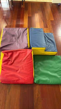 Foam climbing block toy indoors