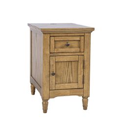 Brentwood Cascade Oak Cabinet Power Chairside Cabinet