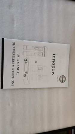 Wireless Microphone System, UHF Professional Dual Handheld Dynamic Cordless Microphone Set with LCD Display, Suitable for Karaoke, Party Singing, Meet