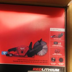 Milwaukee M18 FUEL™ 9" Cut-Off Saw Kit w/ONE-KEY™, Includes Two M18 12.0aH Batteries, Rapid Charger & Storage Bag. New in the Box!