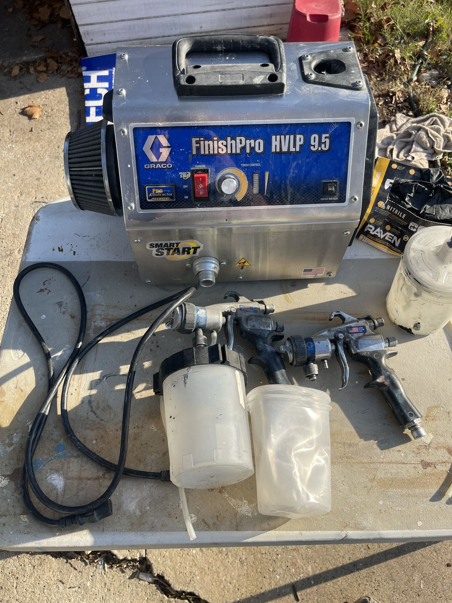 Graco Finishpro HVLP 9.5 With 2 Guns