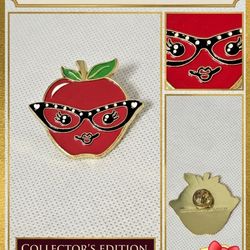Elegant Vintage Inspired Apple Pin For Teachers