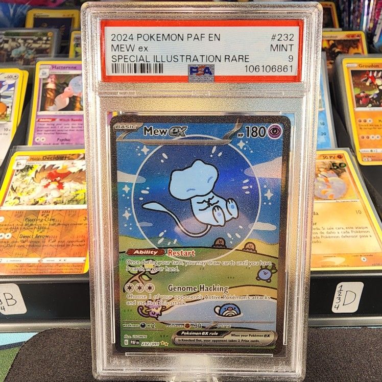 Pokemon - Slab Bubble Mew PSA 9