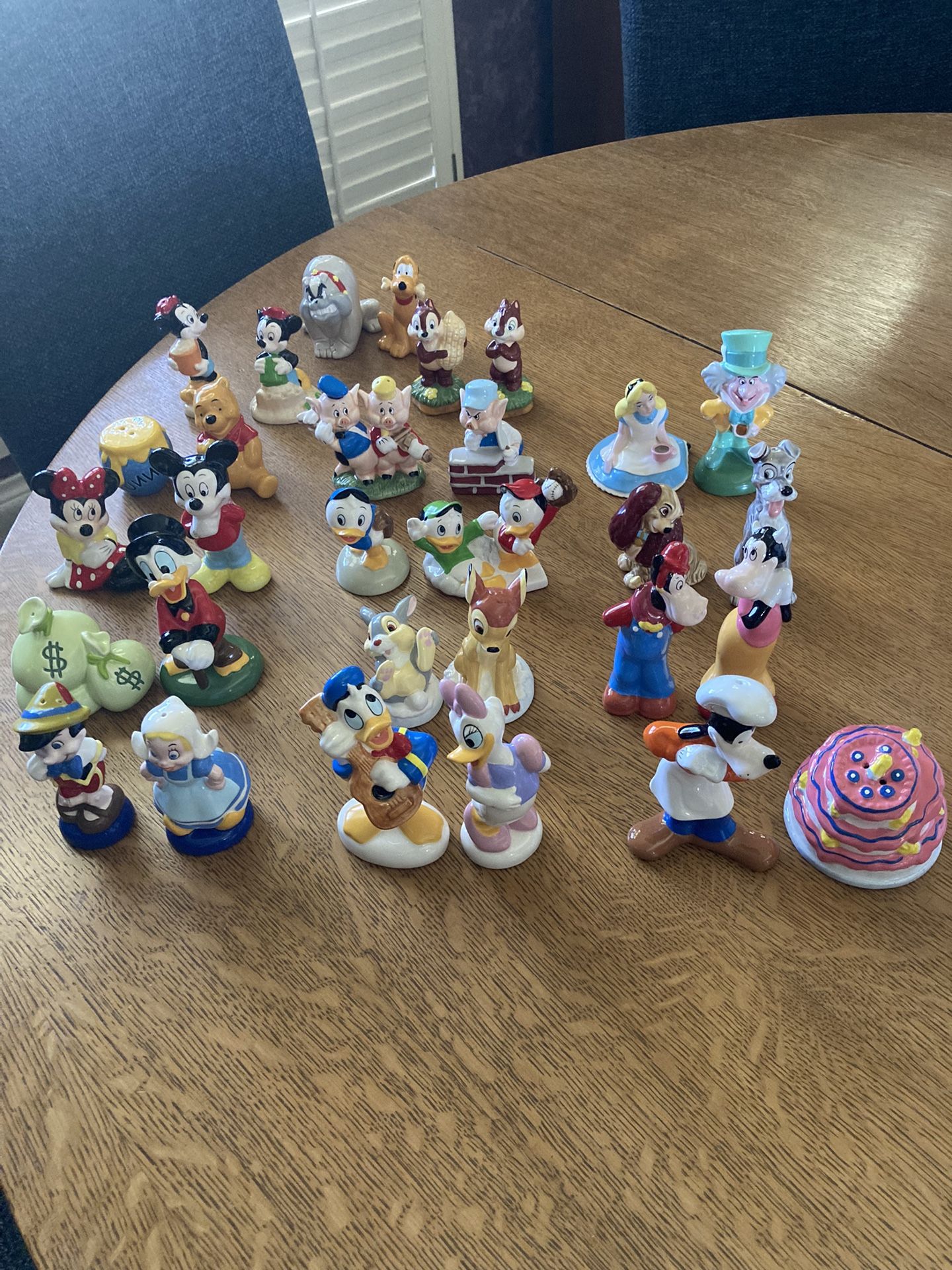 Disney Character Salt And Pepper Shakers