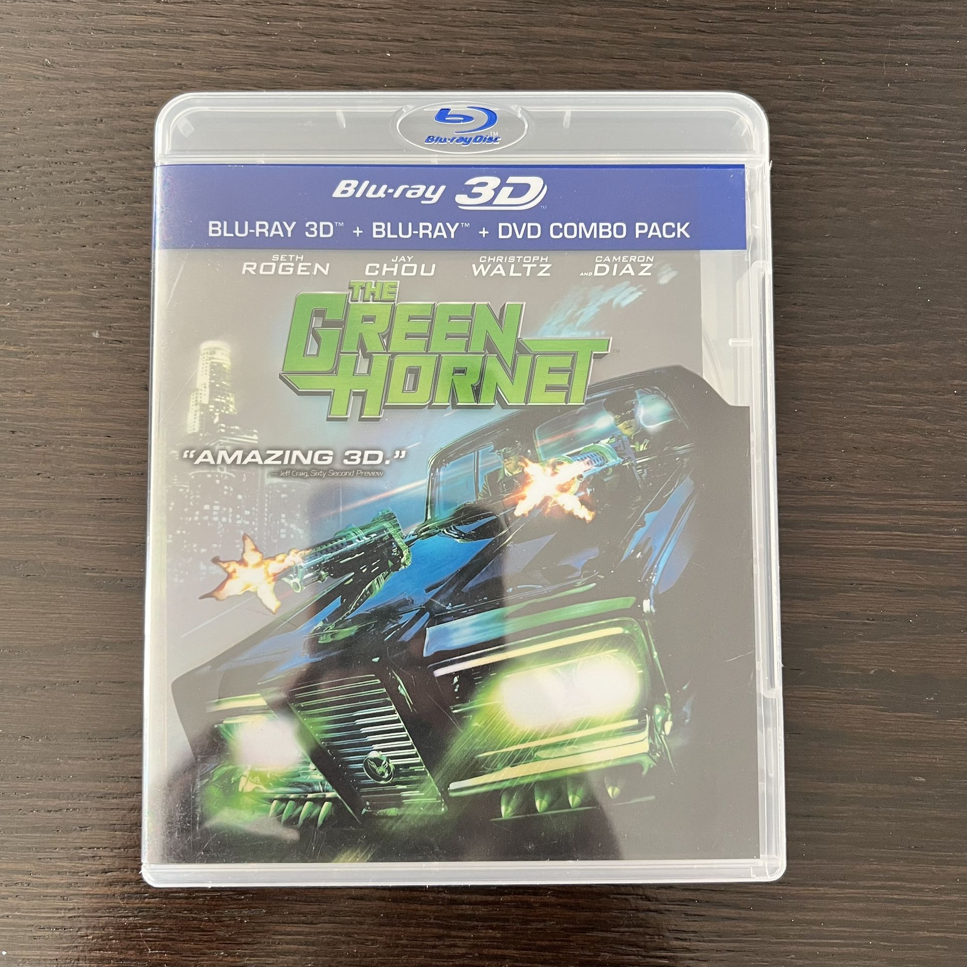 The Green Hornet 3D Blu-Ray, Blu-ray & DVD Action Movies