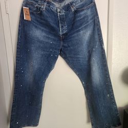 Ralph Lauren Classic Fit Splatter Paint 40X32