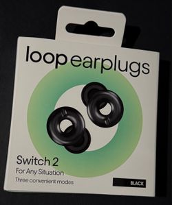 New Switch 2 earplugs in Black