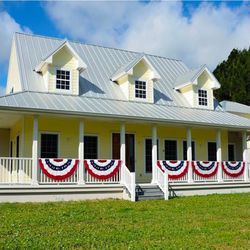 American Half Flag 6ftx3ft $20 Ea Embroidered & Stitched Firm On Price