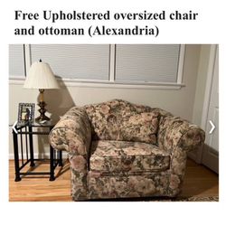 FREE Oversized Chair And Ottoman
